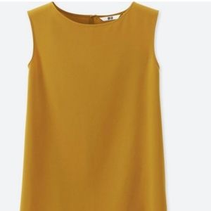 Uniqlo Drape Sleeveless Blouse Top